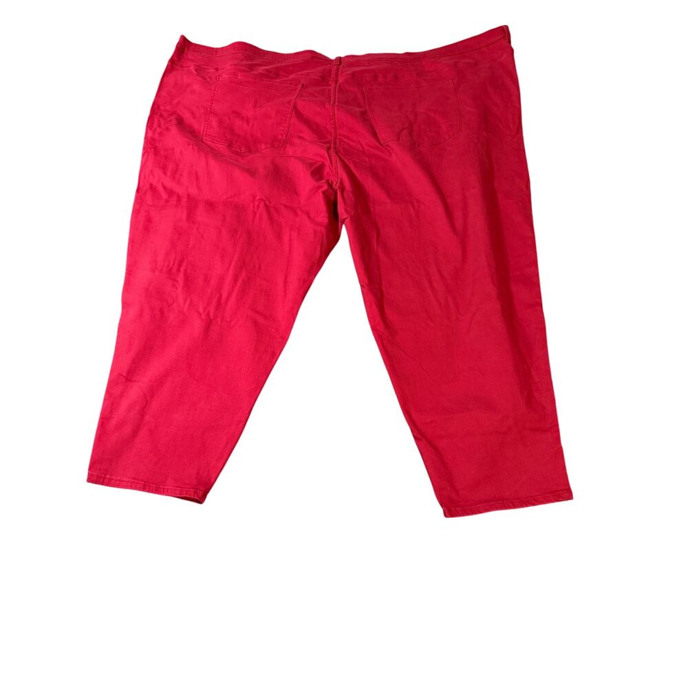 2/$30 NEW Universal Standard Red Seine High Rise Skinny Jeans 27” Scooter 40 - Picture 2 of 11